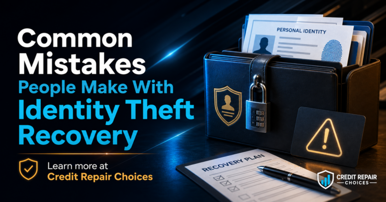 Common Mistakes People Make With Identity Theft Recovery - Credit Repair Choices
