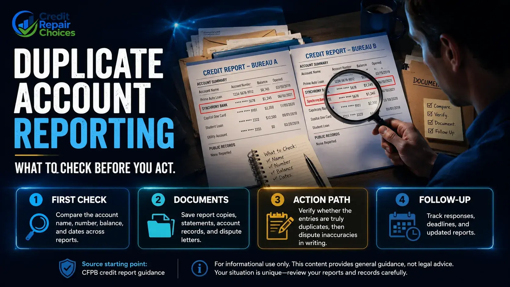 A Step-by-Step Checklist for Duplicate Account Reporting