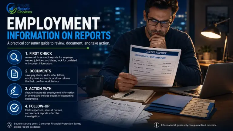 A Step-by-Step Checklist for Employment Information On Reports