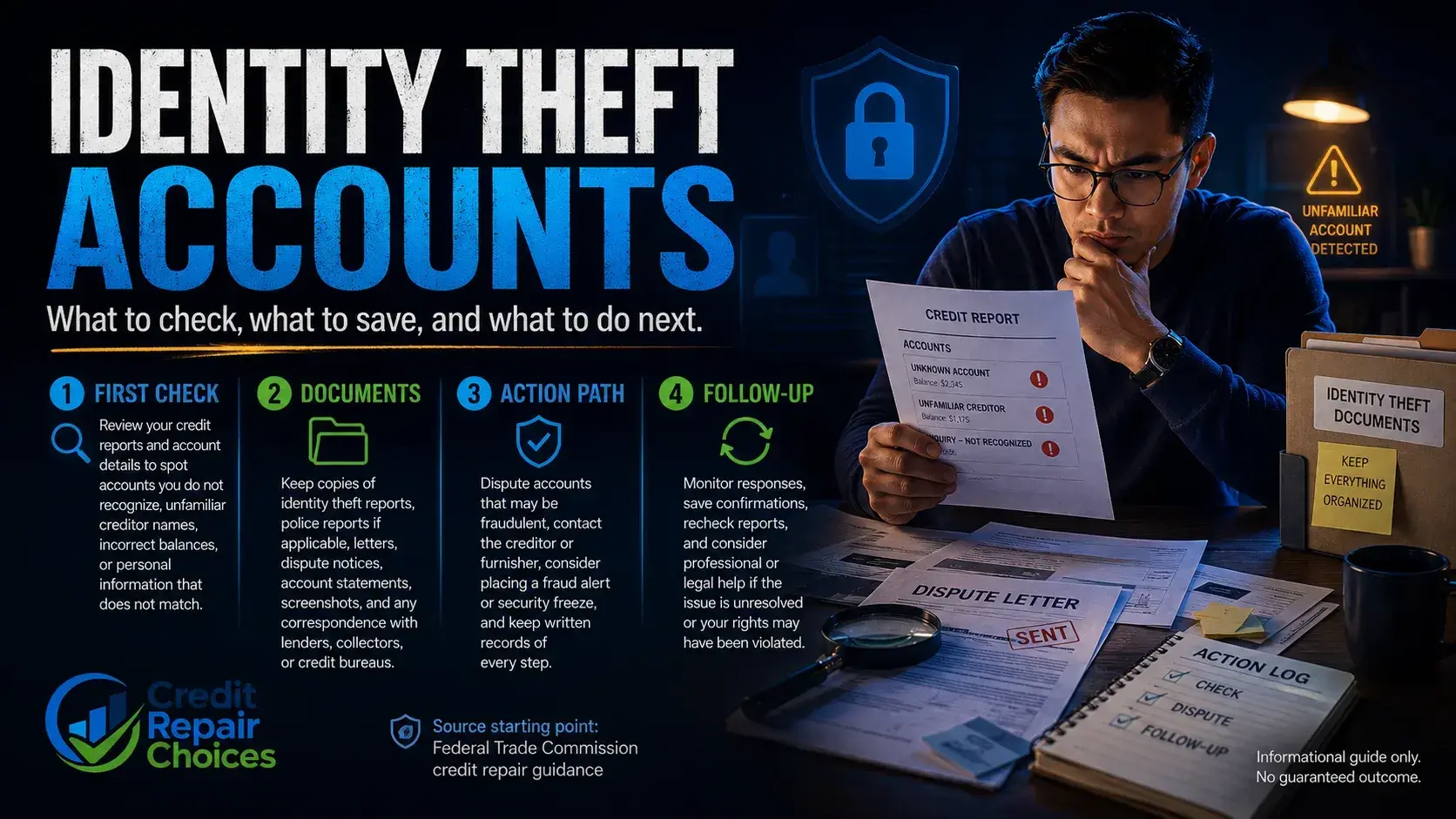 A Step-by-Step Checklist for Identity Theft Accounts