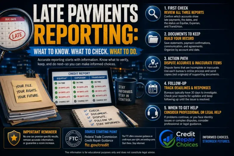 A Step-by-Step Checklist for Late Payment Reporting