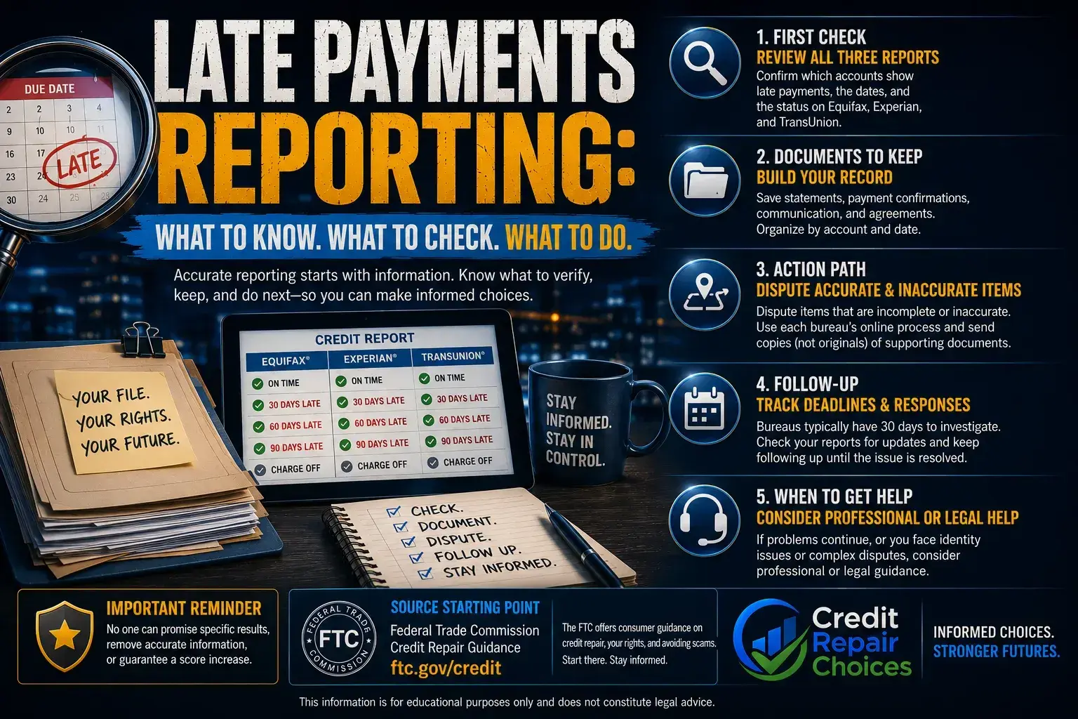 A Step-by-Step Checklist for Late Payment Reporting