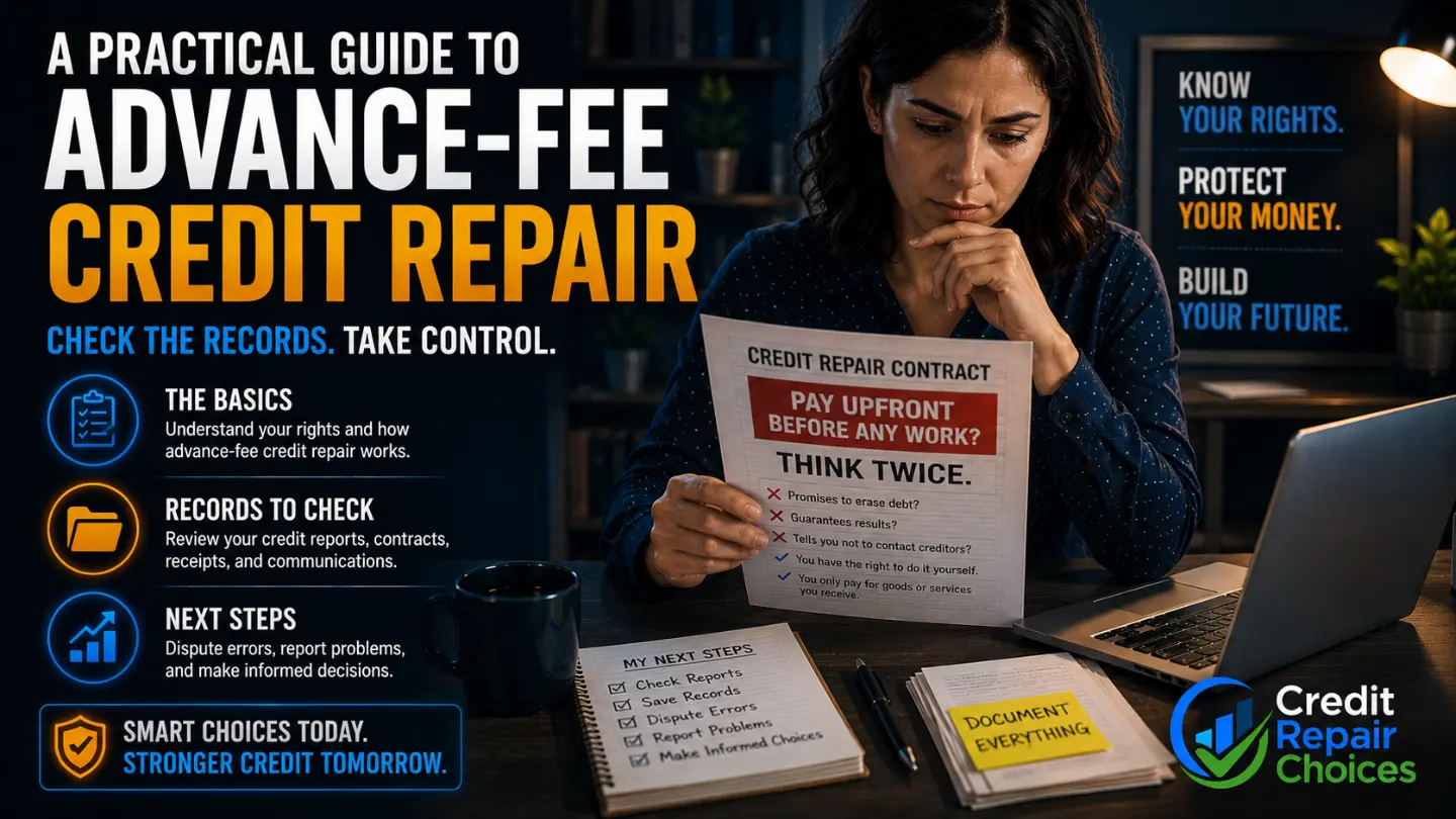 Common Mistakes People Make With Advance-fee Credit Repair