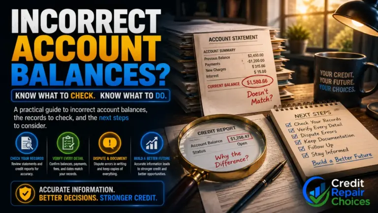 Common Mistakes People Make With Incorrect Account Balances