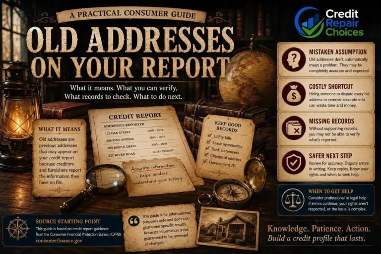 Common Mistakes People Make With Old Addresses On A Report