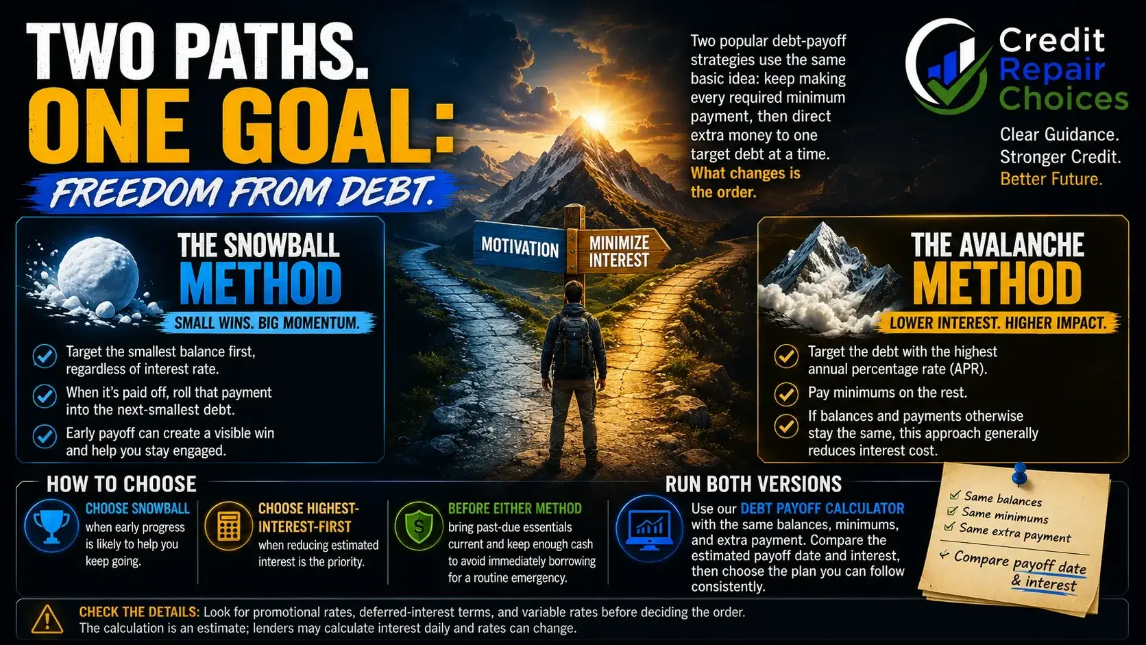 Debt Snowball vs. Debt Avalanche: Which Payoff Method Fits You?