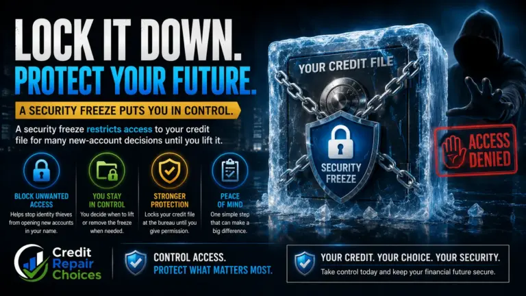 How a credit freeze differs from credit monitoring.