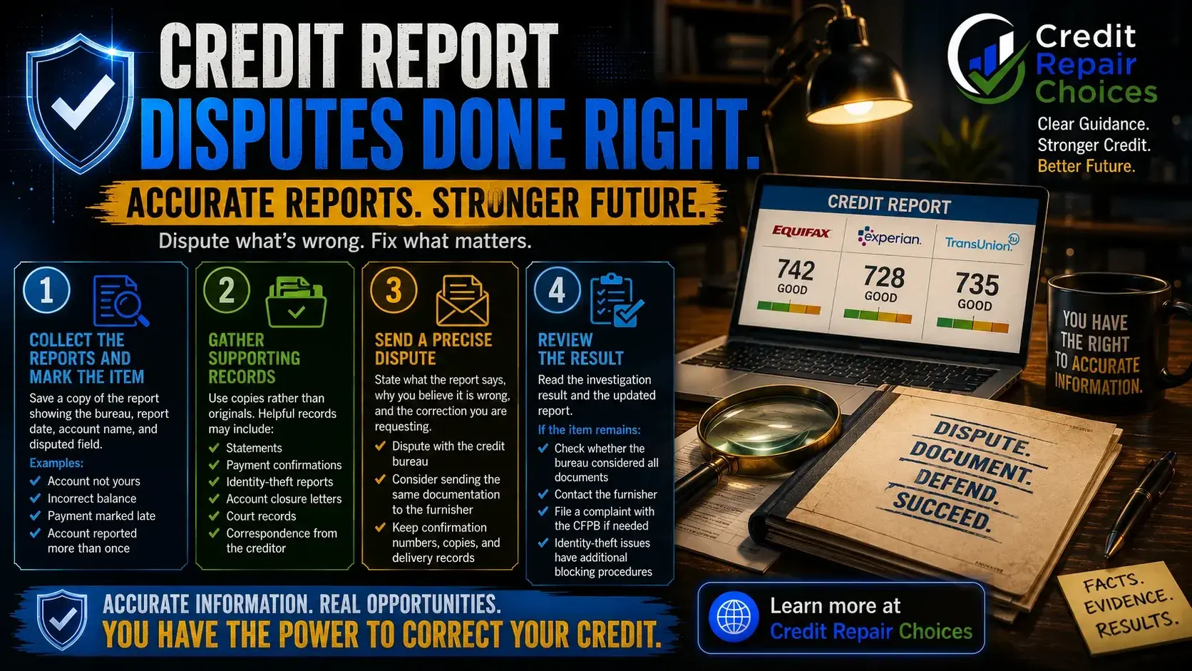 How to Dispute Credit Report Errors Step by Step
