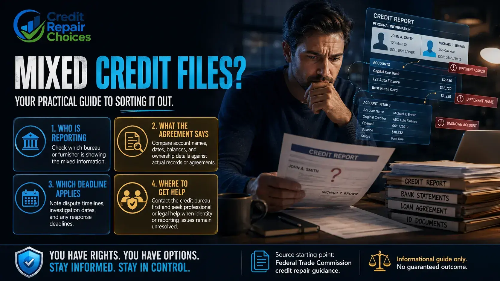 Questions to Ask About Mixed Credit Files