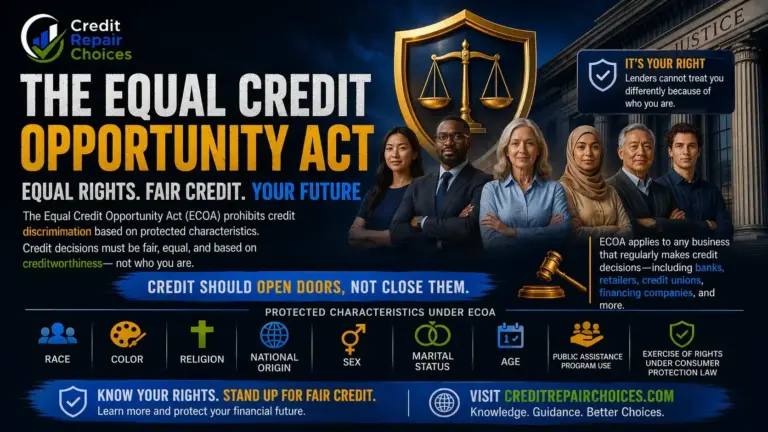 The law that bars discrimination in credit decisions.