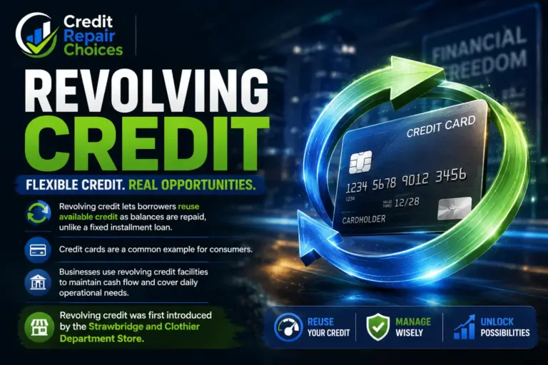 The simple difference between revolving and installment credit.