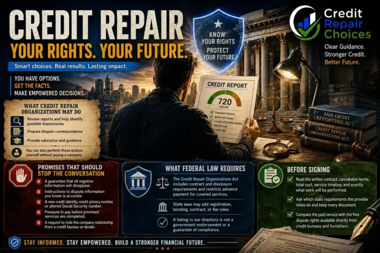 What Credit Repair Companies Can and Cannot Legally Do