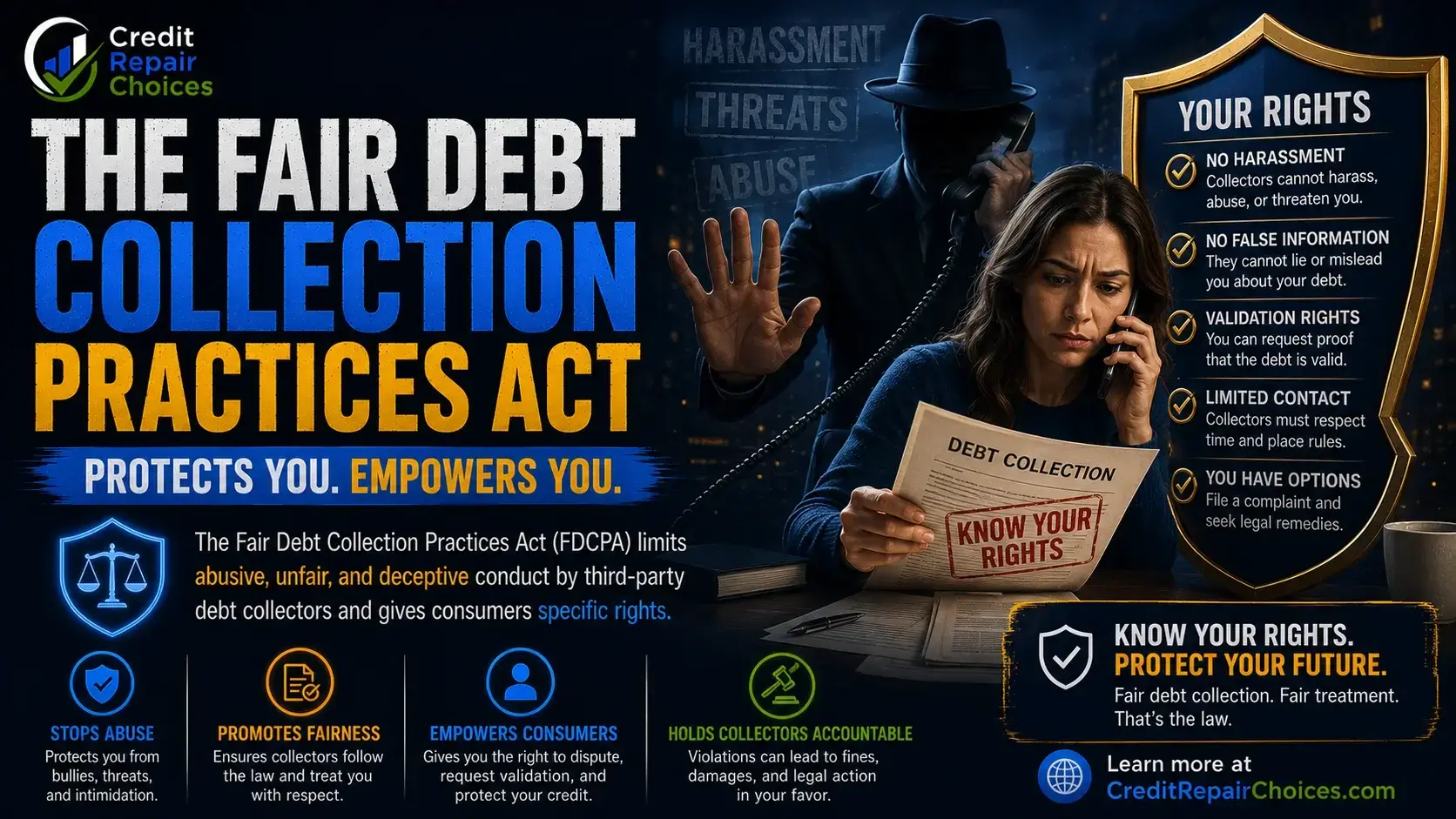 What federal debt-collection rules actually cover.