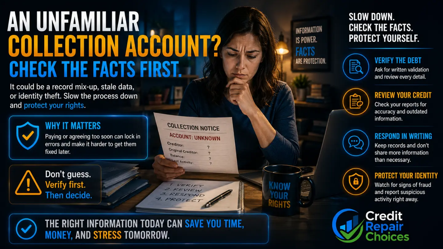 What to Do When a Debt Collector Contacts You About an Account You Do Not Recognize