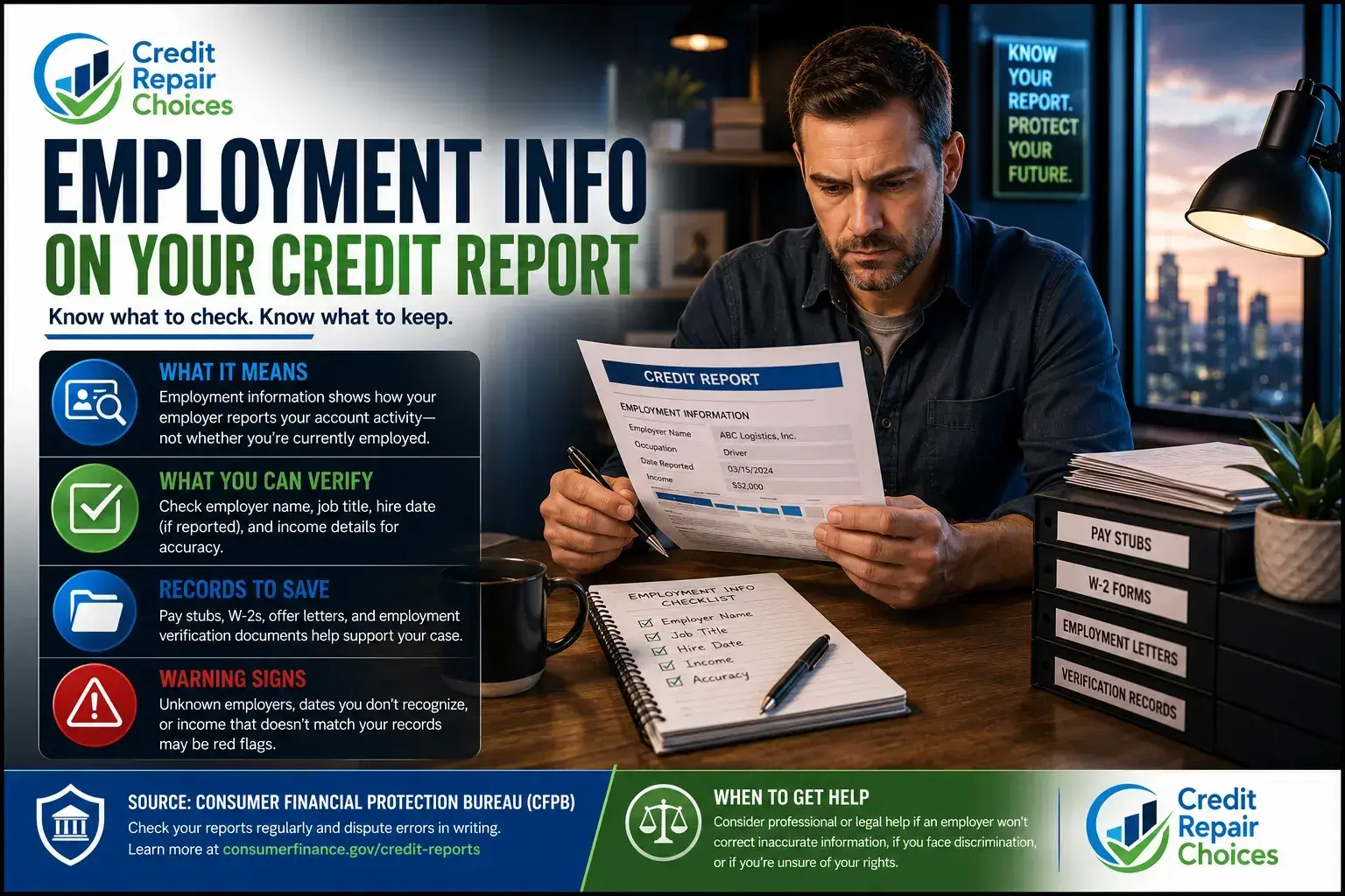 What to Know About Employment Information On Reports Before You Act