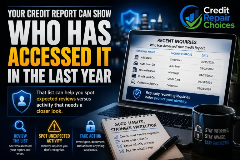 Who Has Accessed Your Credit Report and Where to Find the Inquiry List
