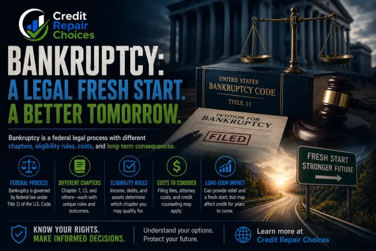 Why bankruptcy is a legal process, not a quick credit tactic.