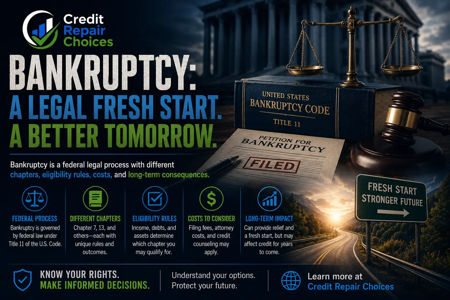 Why bankruptcy is a legal process, not a quick credit tactic.