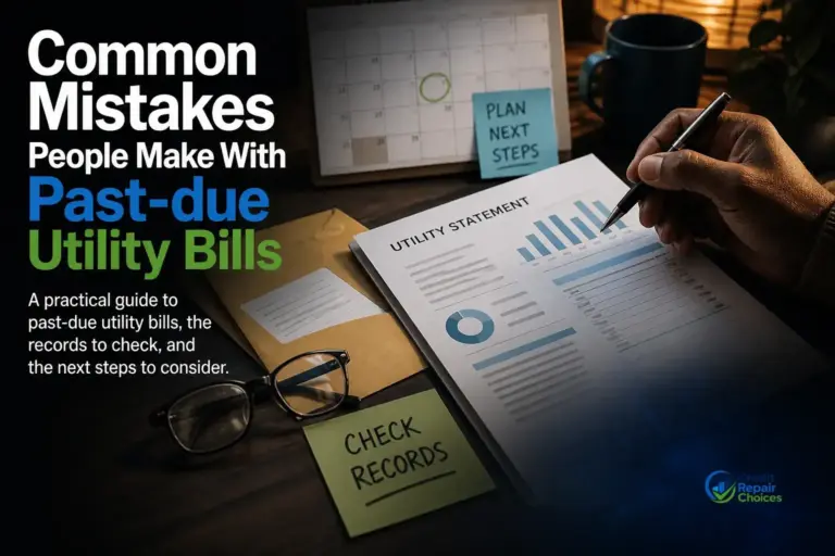 Common Mistakes People Make With Past-due Utility Bills