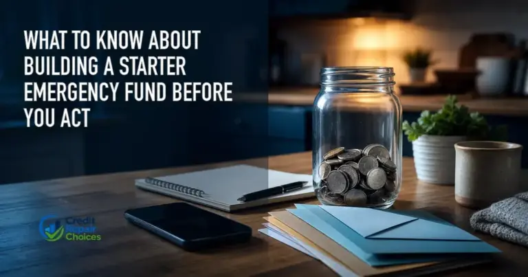 What to Know About Building A Starter Emergency Fund Before You Act