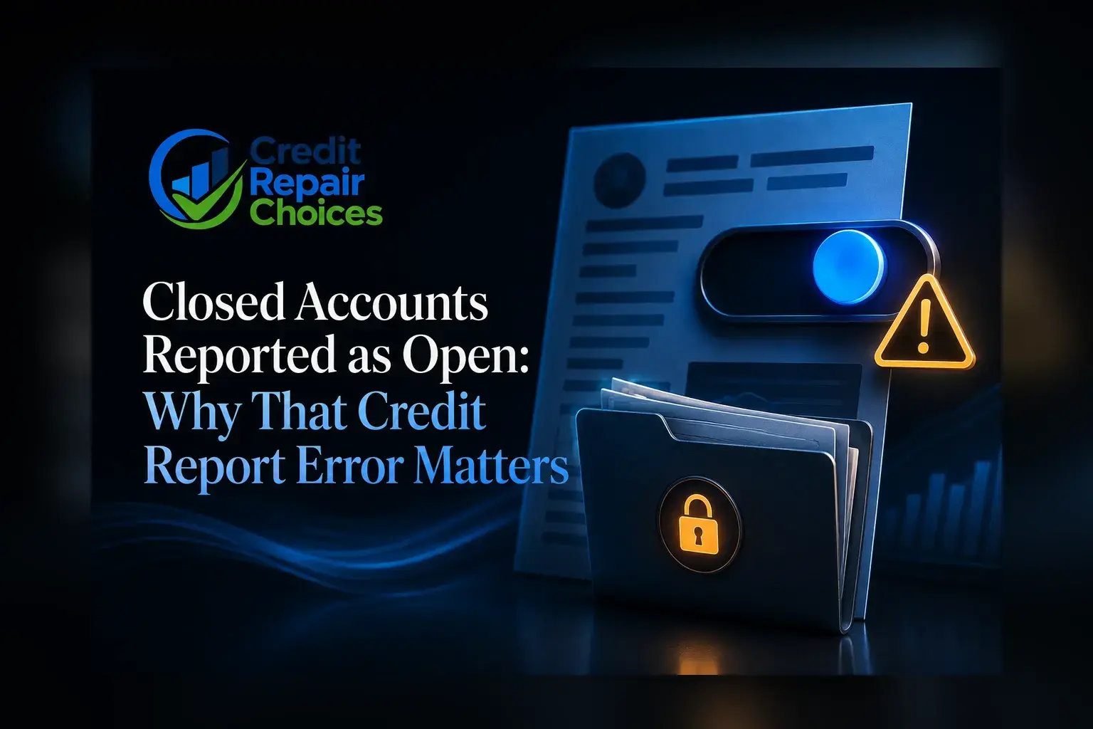 Closed Accounts Reported as Open: Why That Credit Report Error Matters